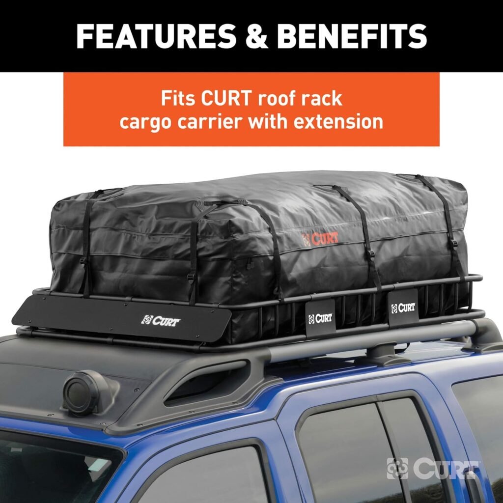 CURT 18221 Extended Roof Rack Cargo Bag