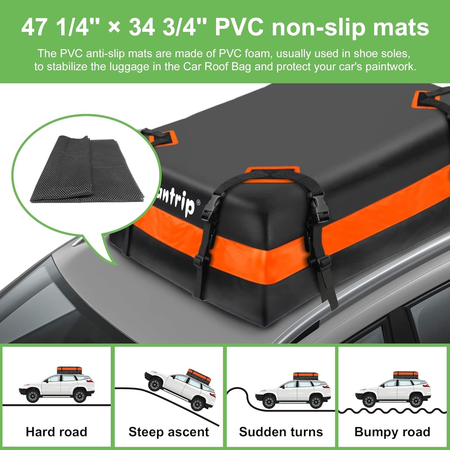 Elantrip Car Roof Bag top Cargo Carrier Bag Review