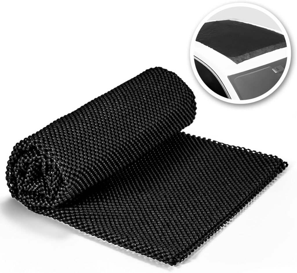 KAIZONPOT Roof Cargo Bag Protective Mat for Car Roof Cargo Carrier Bag, Anti-Slip Design, Universal Size Multi-Scene Use